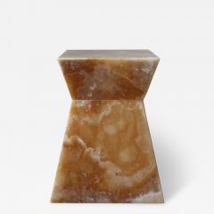  Marbera Aria Honey Onyx Side Table - 2896116