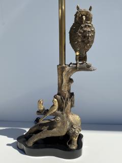  Marbro Lamp Company Bronze Owl Lamp - 1528170