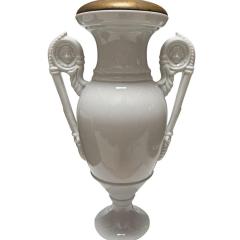  Marbro Lamp Company Pair of Marbro Neoclassical Blanc De Chin Urn Form Table Lamps - 4324661