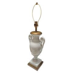  Marbro Lamp Company Pair of Marbro Neoclassical Blanc De Chin Urn Form Table Lamps - 4324663