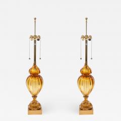  Marbro Lamp Company Pair of Murano Glass Lamps by Marbro - 808780