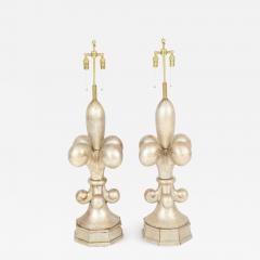  Marbro Lamp Company Pair of Spectacular Fleur de Lis Lamps by Marbro  - 922191