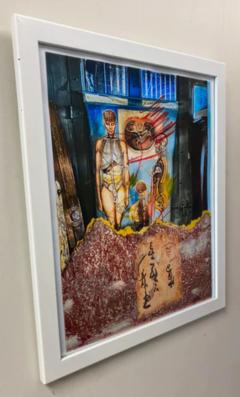  Marc VanDermeer Contemporary Digital Print Titled Med School Doodle Matted and Framed - 2873740