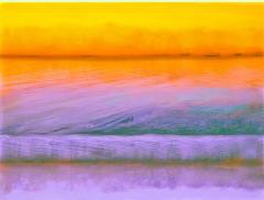  Marc VanDermeer Marmalade Sky Mixed Media Collage Print - 2873825