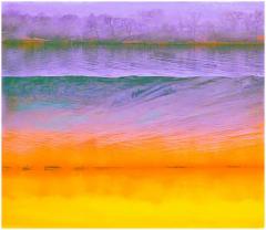  Marc VanDermeer Marmalade Sky Mixed Media Collage Print - 2873849