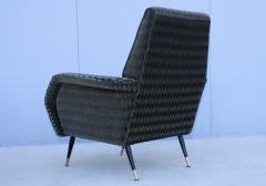  Marco Zanuso Style 1950s Mid Century Modern Italian Lounge Chairs With Donghia Mohair Upholstery - 3605644