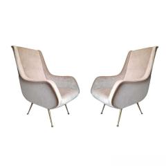  Marco Zanuso Style Pair of Zanuso armchairs - 3814831