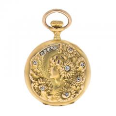  Marcus Co MARCUS CO 18K YELLOW GOLD VICTORIAN POCKET WATCH - 3273999