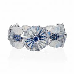  Marcus Co Marcus Co Mid Century Sapphire and Moonstone Bracelet - 4348033