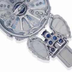  Marcus Co Marcus Co Mid Century Sapphire and Moonstone Bracelet - 4348035