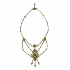  Marcus Co Marcus Co Plique jour Enamel and Peridot Necklace - 4518198