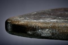  Marcus Paul Kingma Brutalist Stone Brass Coffee Table - 4501019