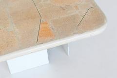  Marcus Paul Kingma Marcus Kingma square shaped coffee table in white The Netherlands 1992 - 3724813