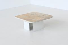  Marcus Paul Kingma Marcus Kingma square shaped coffee table in white The Netherlands 1992 - 3724816