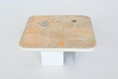  Marcus Paul Kingma Marcus Kingma square shaped coffee table in white The Netherlands 1992 - 3724818