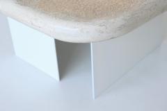  Marcus Paul Kingma Marcus Kingma square shaped coffee table in white The Netherlands 1992 - 3724826