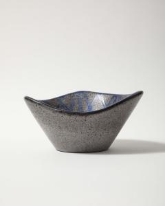  Mari Simmulson Glazed Ceramic Bowl with Tessellated Pattern by Mari Simmulson for Upsala Ekeby - 4425660