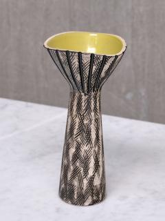  Mari Simmulson Mari Simmulson Calypso Relief Earthenware Vase Upsala Ekeby Sweden 1950s - 4731572