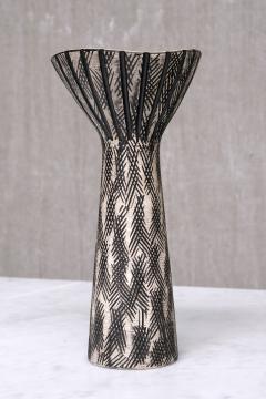  Mari Simmulson Mari Simmulson Calypso Relief Earthenware Vase Upsala Ekeby Sweden 1950s - 4731576