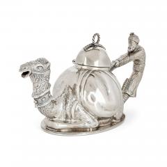 Mariage Fr res French silver plated teapot with camel design - 4104077