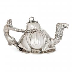  Mariage Fr res French silver plated teapot with camel design - 4104080