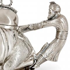  Mariage Fr res French silver plated teapot with camel design - 4104081