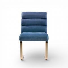  Mariani Lugano Frank Mariani Lugano Mid Century Brass Cantilever Dining Chair Side Single - 4474033