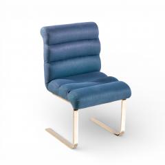  Mariani Lugano Frank Mariani Lugano Mid Century Brass Cantilever Dining Chair Side Single - 4474041