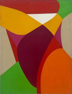  Mariette Bevington 1960s Monumental Abstract Painting by Mariette Bevington Listed Artist - 3611882
