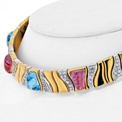  Marina B MARINA B 18K YELLOW GOLD KAR CHOKER WITH CABOCHON - 2653853