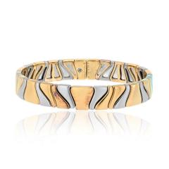  Marina B MARINA B 1987 TWO TONE CUFF BANGLE BRACELET - 3420840