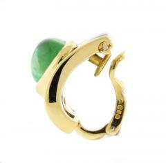  Marina B Marina B 18kt Gold and Steel Green Amethyst Earrings - 4148233