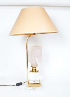  Mariner SA Horse Head Resin and Lucite Table Lamp - 538083