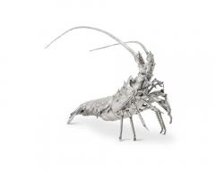  Mario Buccellati A Large Buccellati Silver Model of a Realistic Lobster - 3895913