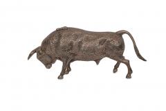  Mario Buccellati A Rare Buccellati Italy Sterling Silver Model of a Bull - 4315172