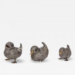  Mario Buccellati A Whimsical Family of Three Buccellati Sterling Silver Ducks - 4319687