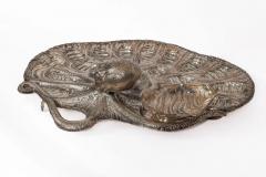  Mario Buccellati Deep Sea Majesty Buccellati Sterling Silver Marine Oyster Tray with Octopus - 4315269