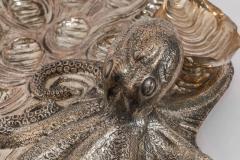  Mario Buccellati Deep Sea Majesty Buccellati Sterling Silver Marine Oyster Tray with Octopus - 4315274