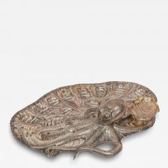  Mario Buccellati Deep Sea Majesty Buccellati Sterling Silver Marine Oyster Tray with Octopus - 4319691