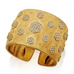  Mario Buccellati Mario Buccellati Diamond Rigato Bracelet - 4462753