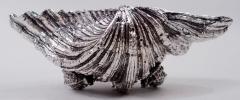  Mario Buccellati Mario Buccellati Midcentury Classical Silver Seashell Dish - 3986485