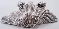  Mario Buccellati Mario Buccellati Midcentury Classical Silver Seashell Dish - 3986490