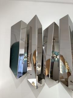  Mario Torregiani Large Wall Lamp Sconce Metal Sculpture by Mario Torregiani Italy 1990s - 4636545