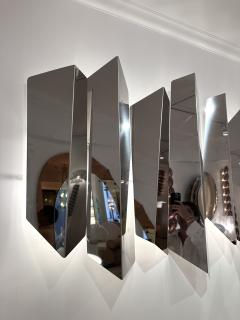  Mario Torregiani Large Wall Lamp Sconce Metal Sculpture by Mario Torregiani Italy 1990s - 4636546