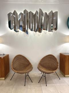 Mario Torregiani Large Wall Lamp Sconce Metal Sculpture by Mario Torregiani Italy 1990s - 4636552