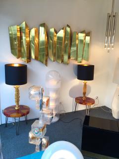  Mario Torregiani Wall Light Brass Sconce Sculpture by Mario Torregiani Italy 1990s - 610125