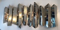  Mario Torregiani Wall Light Sconce Sculpture Metal Chrome by Mario Torregiani Italy 1990s - 520646