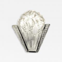  Marius Ernest Sabino A Pair of French Art Deco Grapes Wall Sconces by Sabino - 3959242