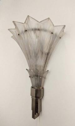  Marius Ernest Sabino A Single French Art Deco Wall Sconce Signed by Marius Ernest Sabino - 3942087