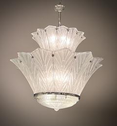  Marius Ernest Sabino Art Deco Grand Chandelier by Sabino - 3480196